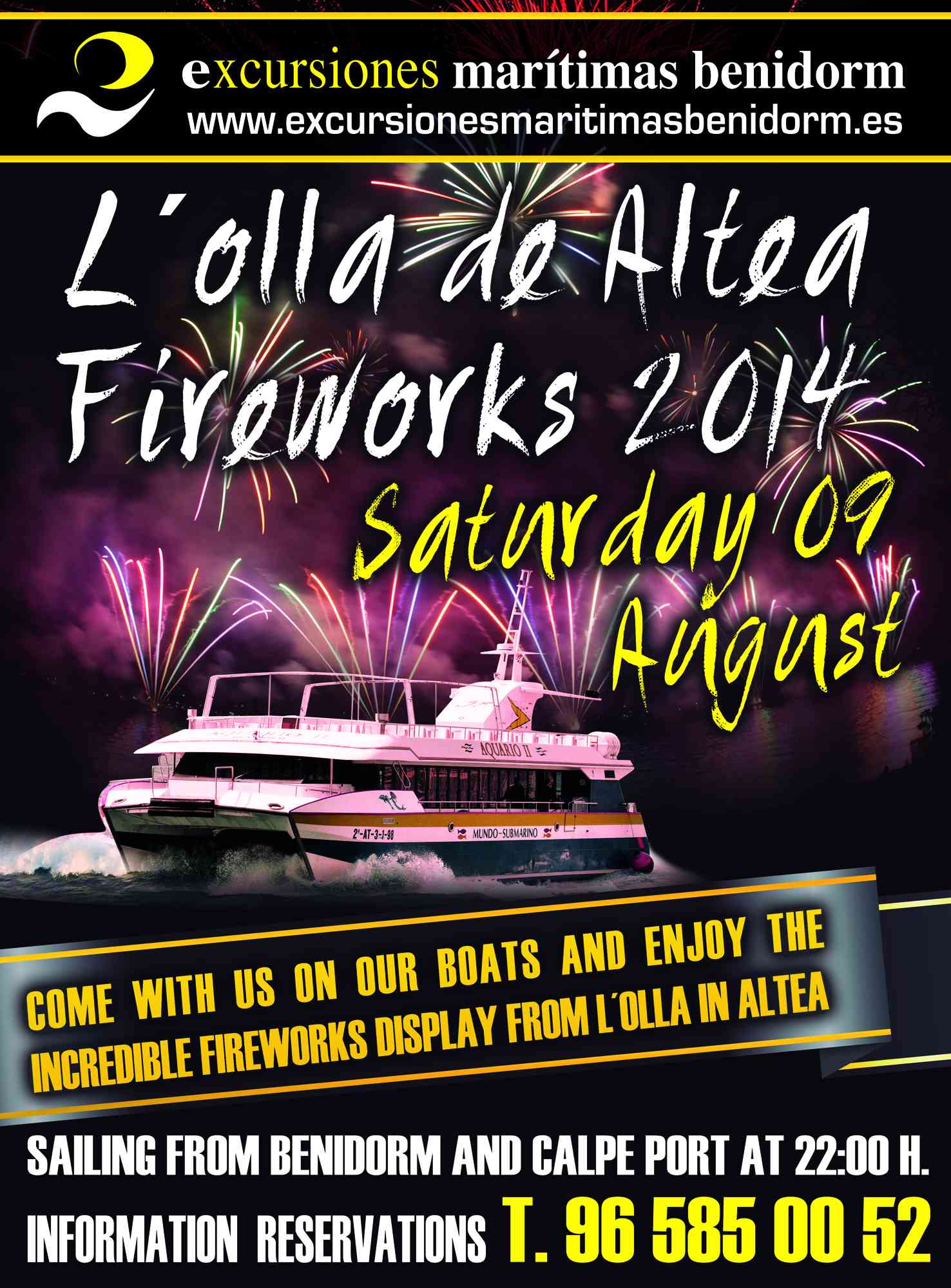 L'Olla Altea 2014 Fireworks. LOlladealteafireworks2014